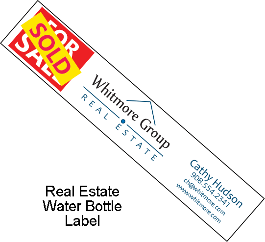 Image - Real Estate Water Bottle Label